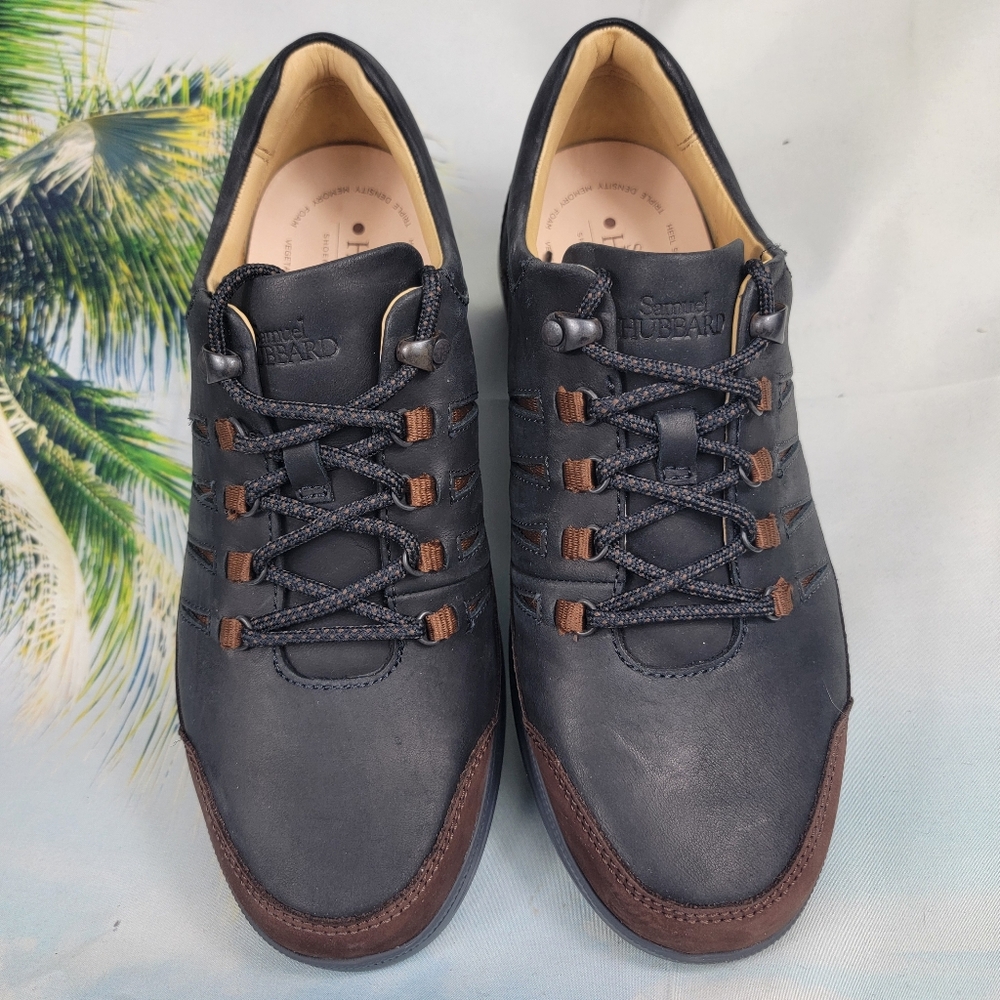 Samuel Hubbard Open‎ Road Walking Black/Brown Leather Mens 7.5 - Picture 3 of 10